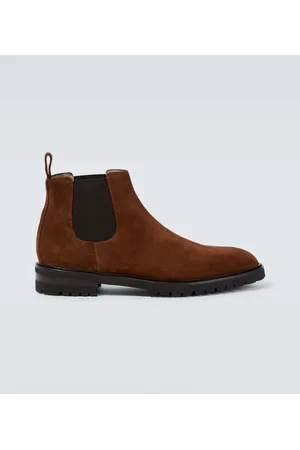 Manolo Blahnik Brompton suede Chelsea boots