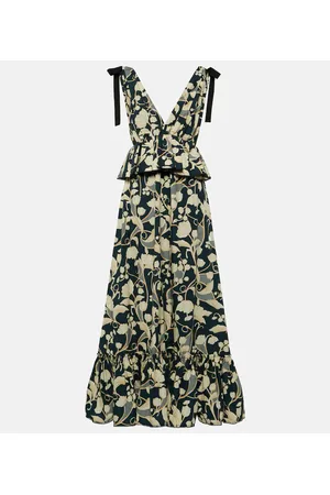 Agua by Agua Bendita Infinito Perla cotton maxi dress