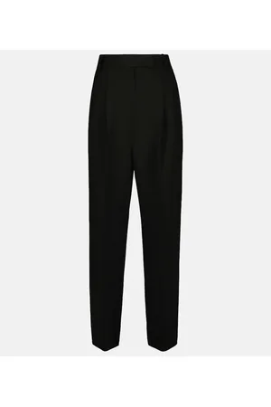 The Frankie Shop Bea twill high-rise pants