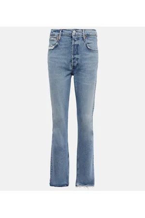 AGOLDE Riley high-rise straight jeans