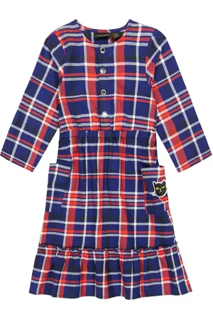 Mini Rodini Checked cotton dress