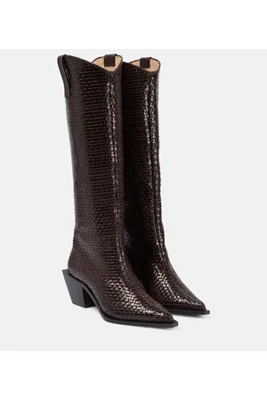 Souliers Martinez Sole Telar leather knee-high boots