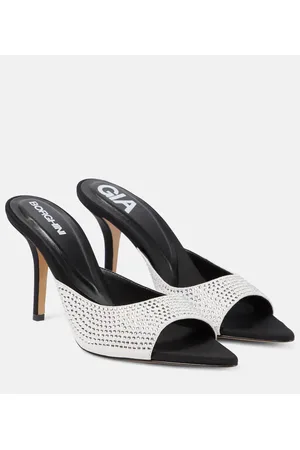 Gia Borghini Perni 04 Uni embellished leather mules