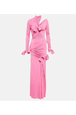 Balenciaga Knot ruched gown