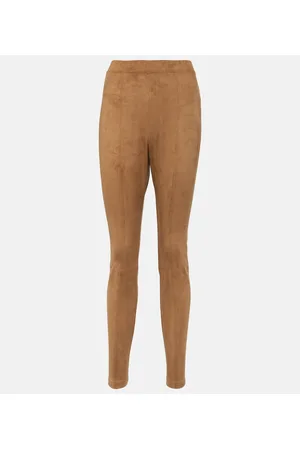 Max Mara Leisure Ebe faux suede slim pants