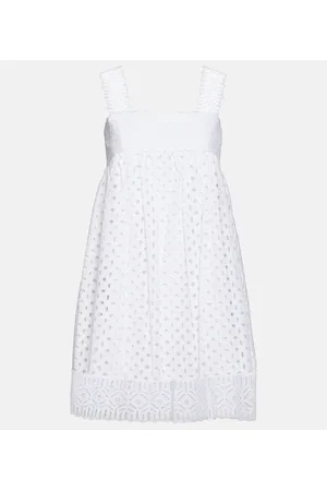 Tory Burch Cotton broderie anglaise minidress