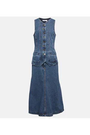 Chloé ChloÃ© Denim midi dress