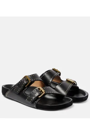 Isabel Marant Lennyo leather slides