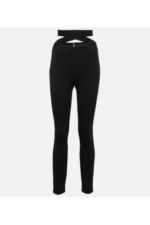 Dolce & Gabbana High-rise cutout skinny pants