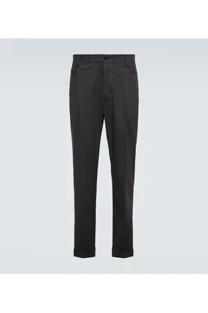 Dolce & Gabbana Mid-rise straight cotton pants