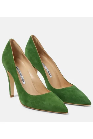 Manolo Blahnik Nelirapla suede pumps