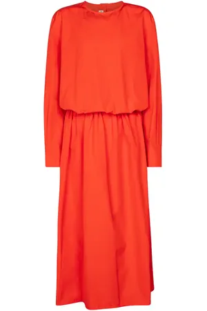 Marni Cotton poplin midi dress