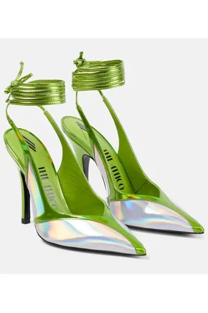The Attico Venus leather pumps