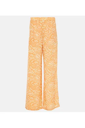 Stella McCartney Mid-rise silk pants