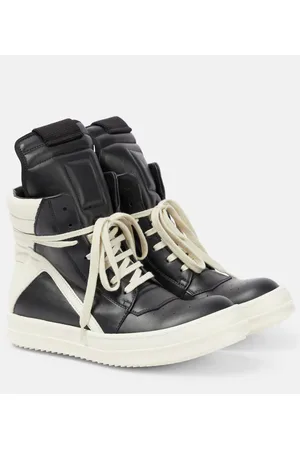 Rick Owens Geobasket leather high-top sneakers