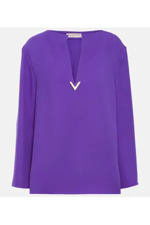 VALENTINO Cady Couture silk blouse