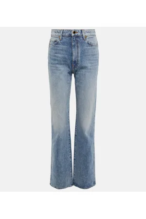 Khaite Danielle high-rise straight jeans