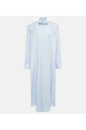 Vetements Deconstructed cotton shirt dress