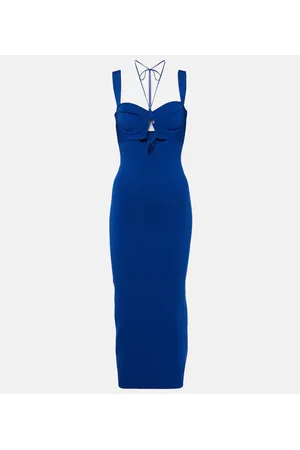 GALVAN Kali cutout midi dress