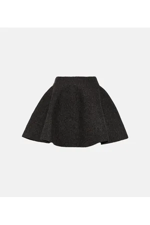 Alaïa AlaÃ¯a Wool-blend miniskirt