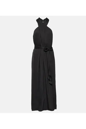 Velvet Stephanie halterneck midi dress
