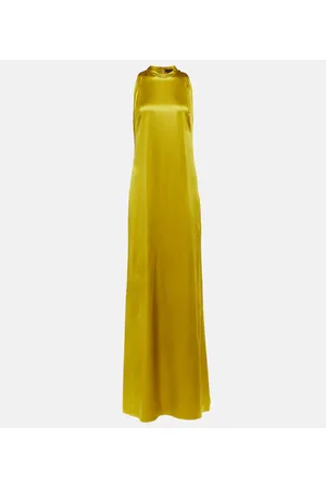 Max Mara Hoyo silk satin gown