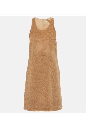 Totême Wool and alpaca teddy minidress