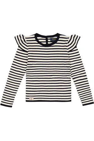 Ralph Lauren Striped cotton long-sleeve top