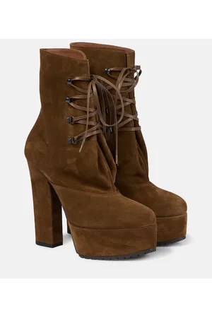 Alaïa AlaÃ¯a Trekk suede ankle boots