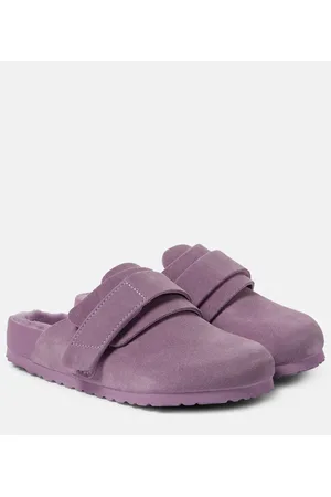 Birkenstock X Tekla Nagoya suede slippers
