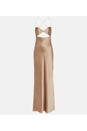 The Sei Silk satin gown