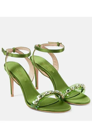 Giambattista Valli Embellished satin sandals
