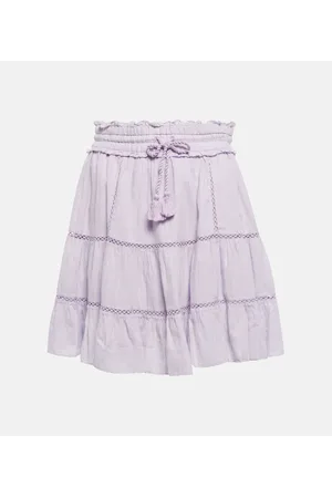 Marant Etoile Lioline cotton-blend miniskirt