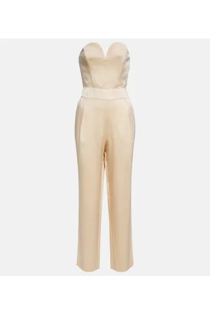 Blazé Milano BlazÃ© Milano Bridal Clyde satin jumpsuit