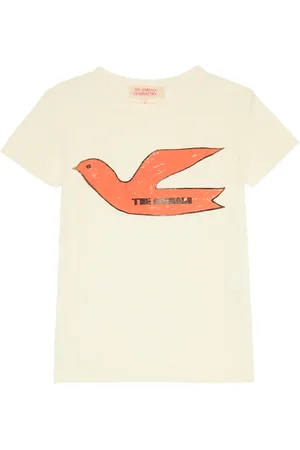 The Animals Observatory Hippo printed cotton T-shirt