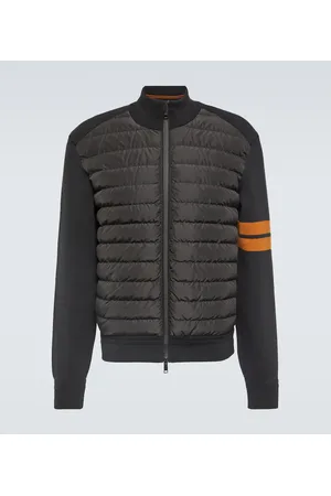 Ermenegildo Zegna Down-filled padded wool-blend cardigan