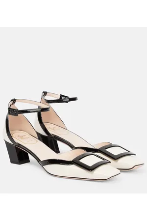 Roger Vivier Belle Vivier patent leather sandals