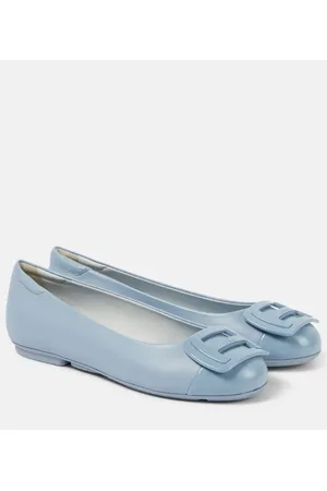 Hogan Leather ballet flats