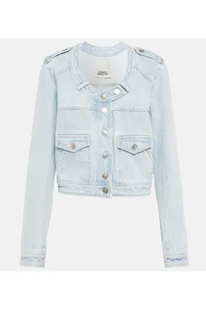 Isabel Marant Valene cropped denim jacket
