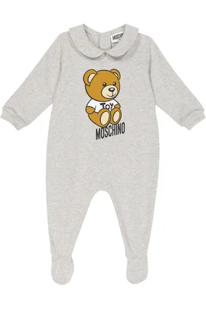 Moschino Baby printed cotton jersey onesie