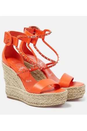 Christian Louboutin Chocazeppa Spikes 120 espadrille wedges