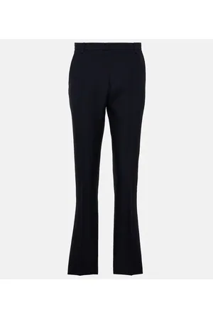 VALENTINO High-rise silk pants