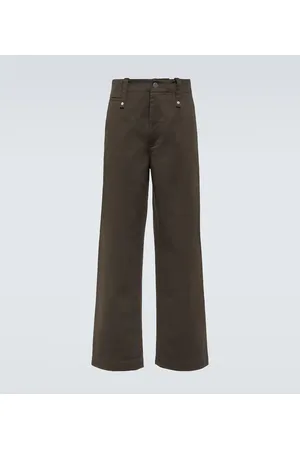 Burberry Cotton twill straight pants