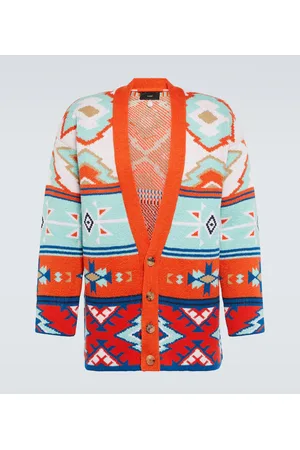 Alanui Desert Road jacquard cotton cardigan