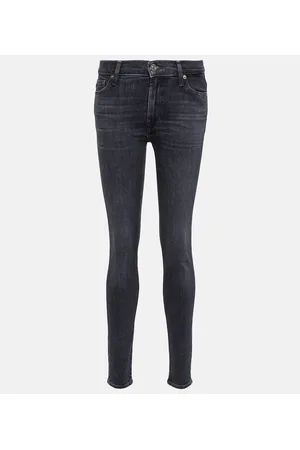 7 for all Mankind HW Skinny high-rise slim jeans