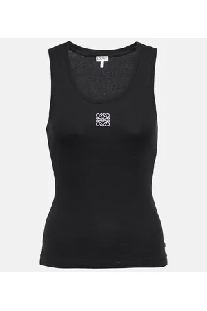 Loewe Anagram cotton-blend tank top