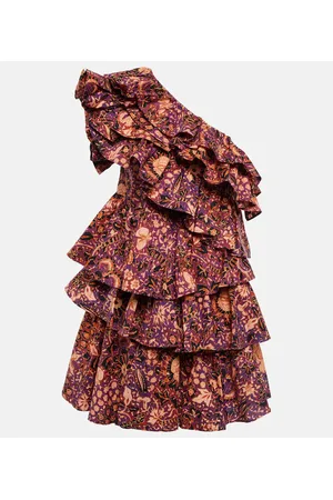 ULLA JOHNSON Naomi printed cotton poplin minidress