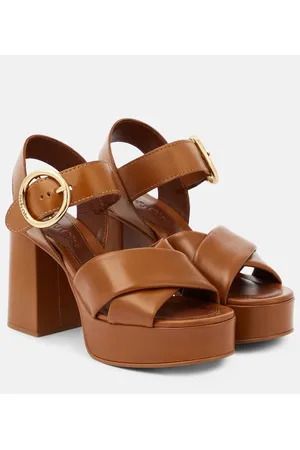 See by Chloé See By ChloÃ© Lyna leather platform sandals