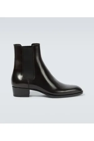 Saint Laurent Wyatt leather Chelsea boots