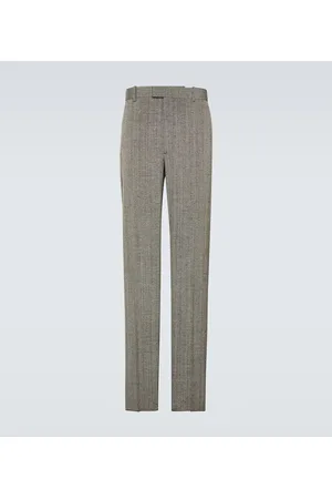 Bottega Veneta Knotted mÃ©lange straight pants